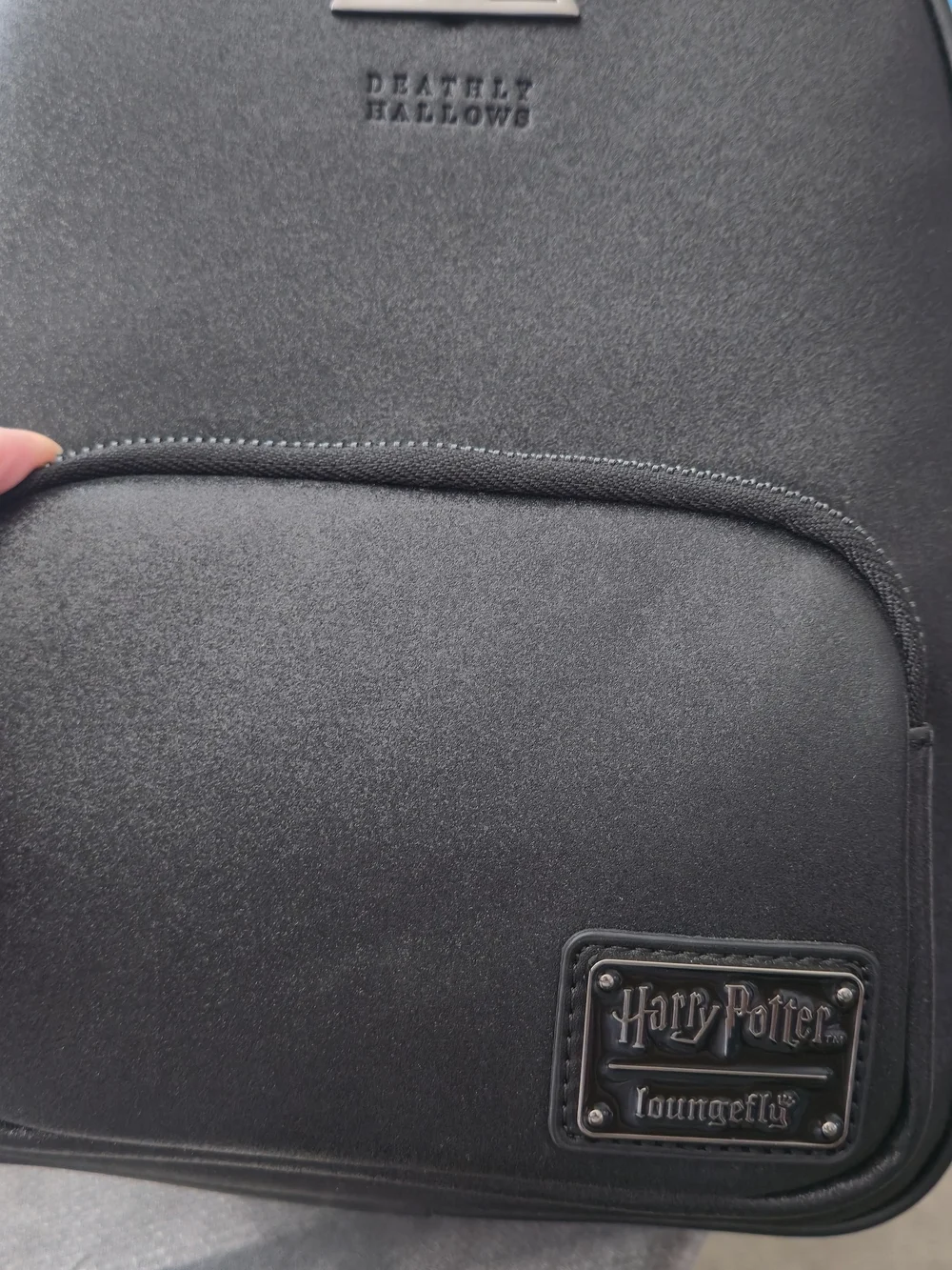 Loungefly Harry Potter Black Deathly Hallows Backpack